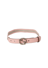 INTERLOCKING G LOGO WEB BELT P