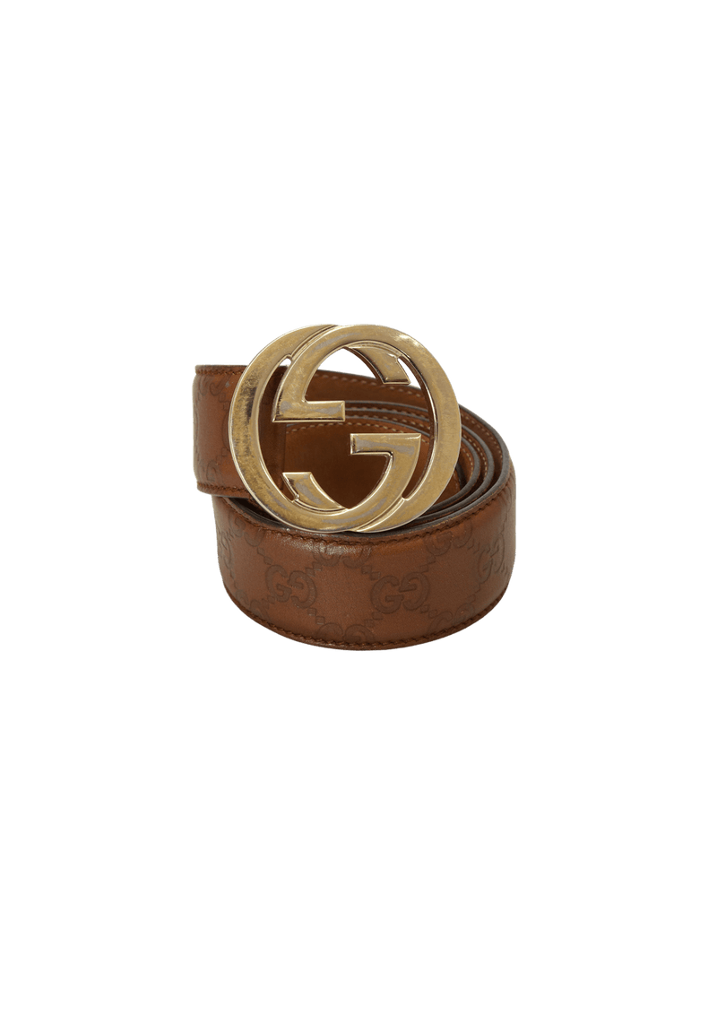 SIGNATURE LEATHER BELT