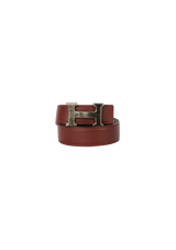 SWIFT & EVERGRAIN H BUCKLE REVERSIBLE BELT 85