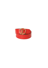 MONOGRAM REVERSIBLE LV CIRCLE 35MM BELT 95