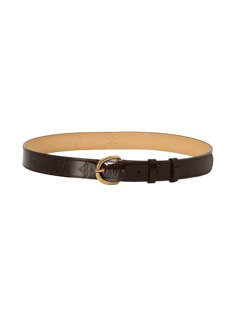 VERNIS PATENT LEATHER BELT