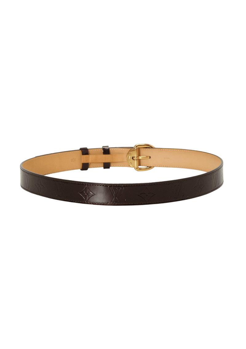 VERNIS PATENT LEATHER BELT