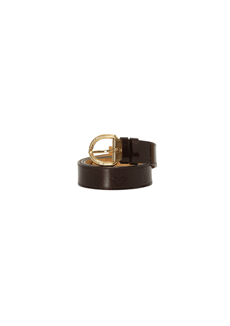 VERNIS PATENT LEATHER BELT