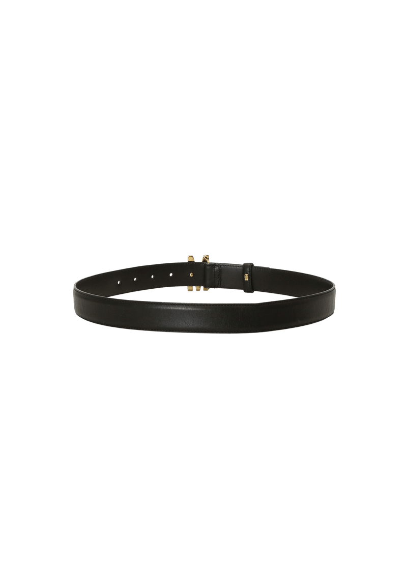 Cinto Moschino Leather Skinny Belt Preto Original Gringa