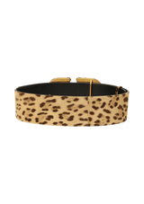 VLOGO LEOPARD BELT