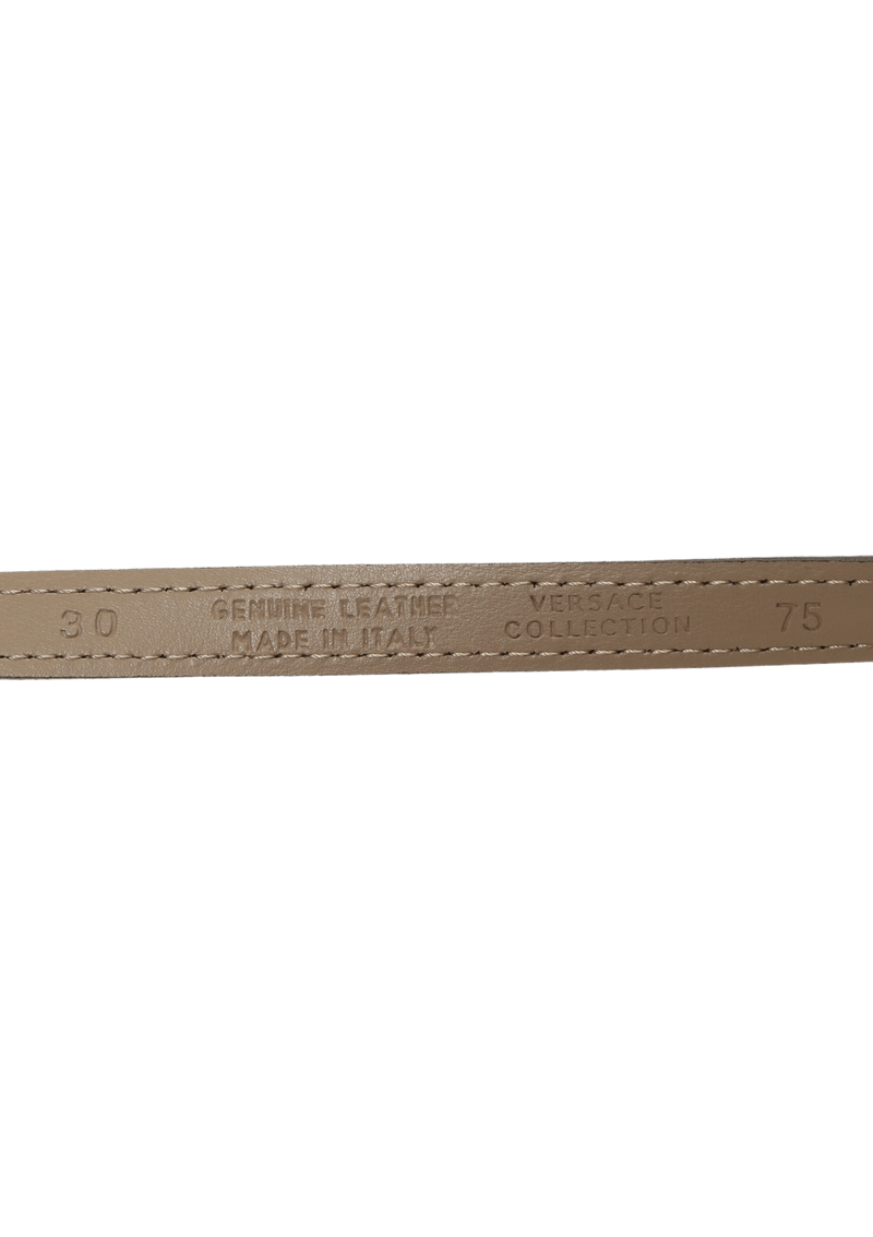 LEATHER CHAIN LINK BELT