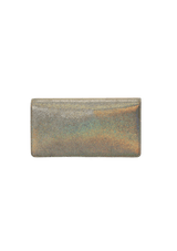 CRACKLED METALLIC CLUTCH