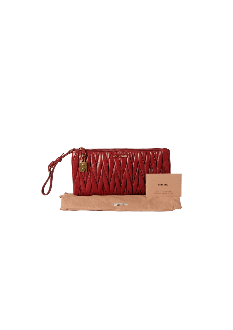 NAPPA MATELASSÉ WRISTLET