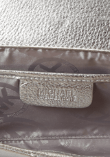 METTALIC BUCKLE CLUTCH BAG