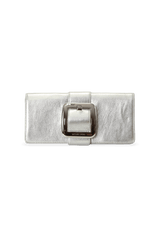 METTALIC BUCKLE CLUTCH BAG