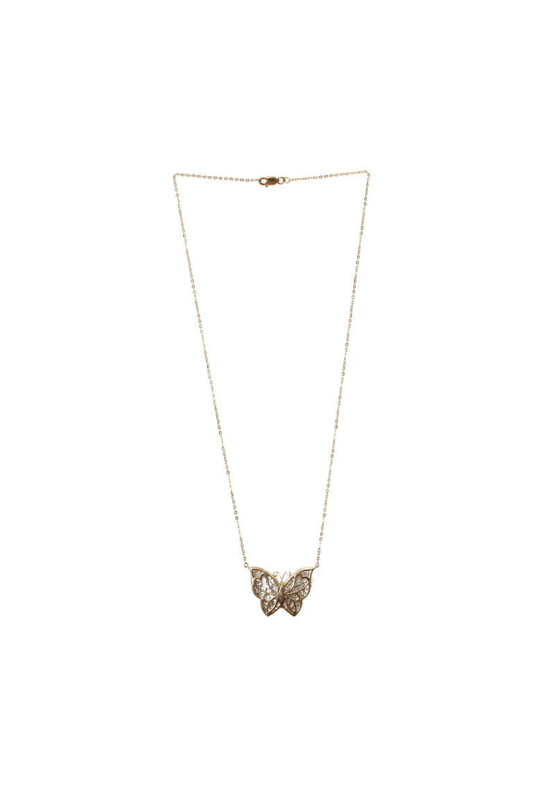 DIAMOND BUTTERFLY NECKLACE