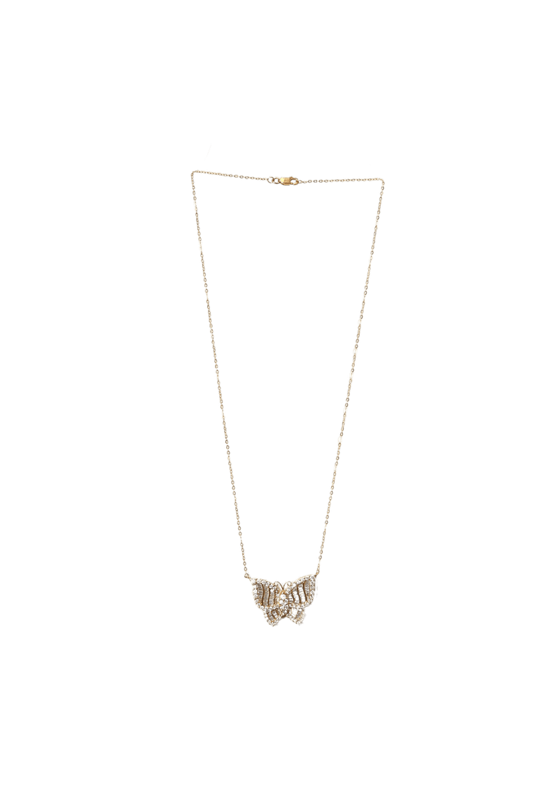 DIAMOND BUTTERFLY NECKLACE