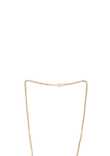 TRI-COLOR TWISTED CHAIN 18K NECKLACE