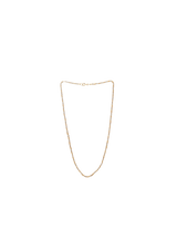 TRI-COLOR TWISTED CHAIN 18K NECKLACE