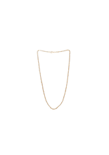 TRI-COLOR TWISTED CHAIN 18K NECKLACE