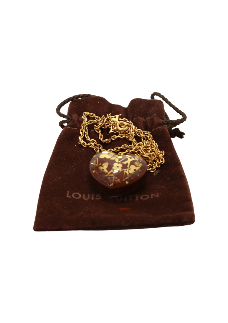 MONOGRAM INCLUSION POMME D'AMOUR NECKLACE