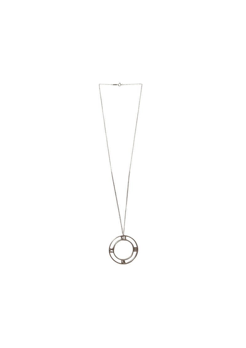 ATLAS ROUND PENDANT NECKLACE