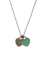 DOUBLE HEART TAG NECKLESS