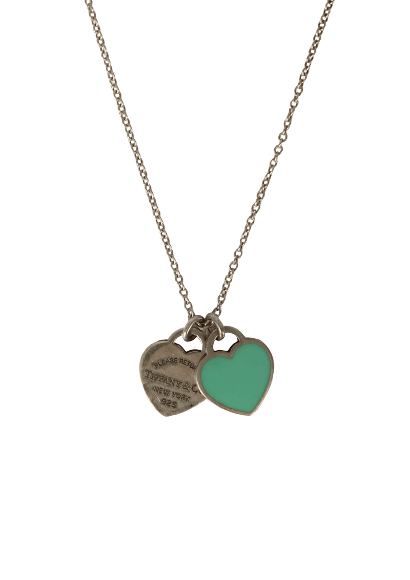 DOUBLE HEART TAG NECKLESS