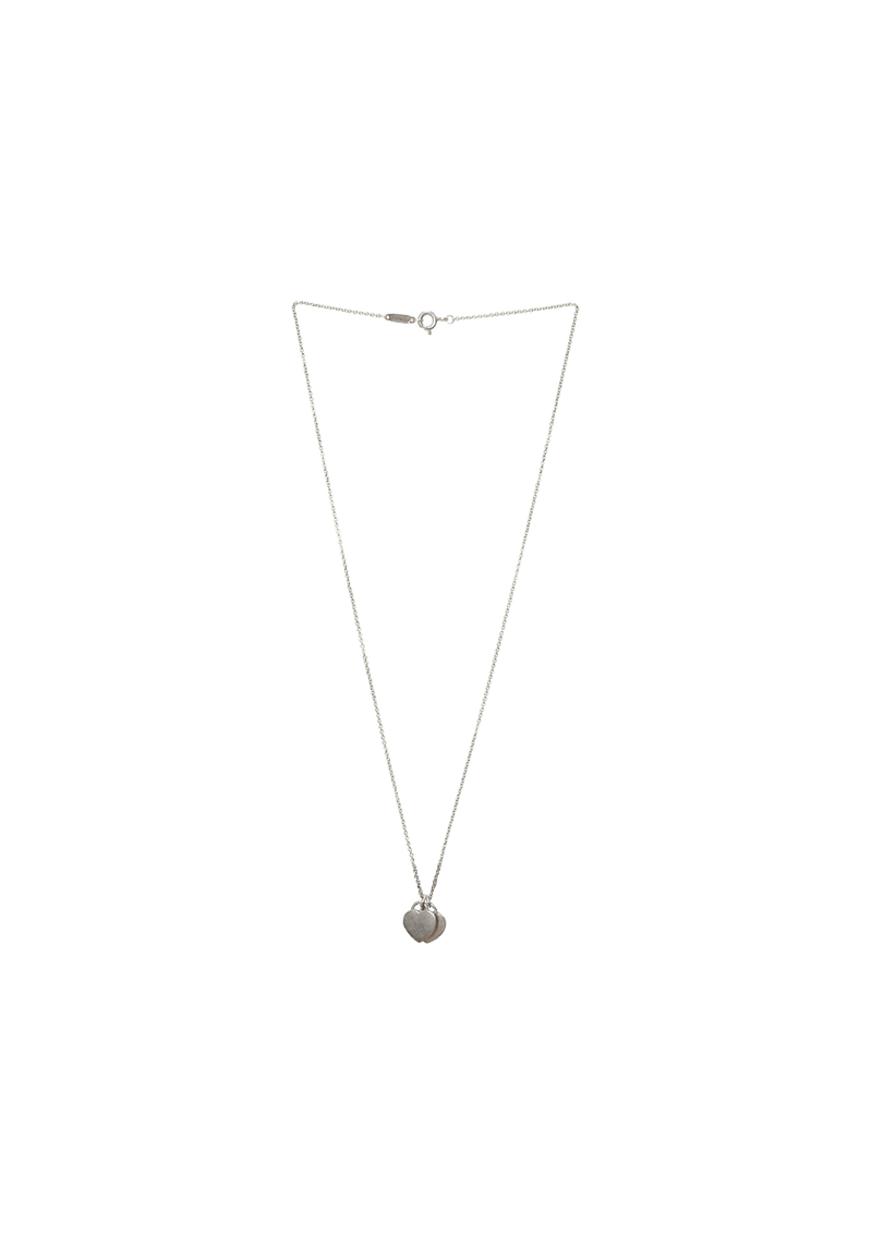 DOUBLE HEART TAG NECKLESS