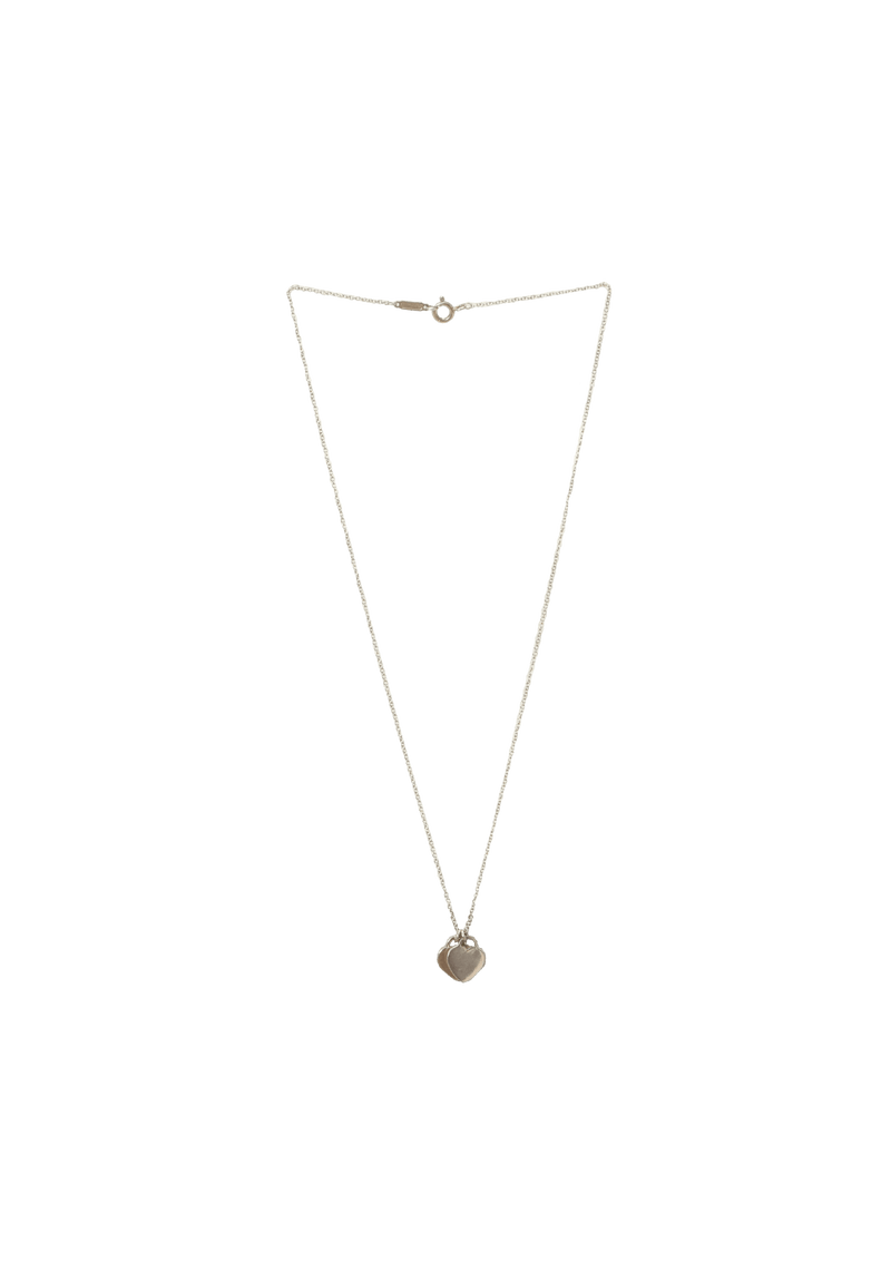 DOUBLE HEART TAG NECKLESS