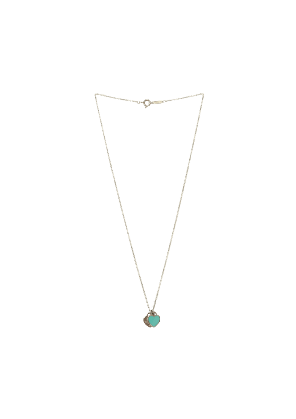 DOUBLE HEART TAG NECKLESS