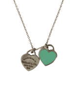 DOUBLE HEART TAG NECKLESS