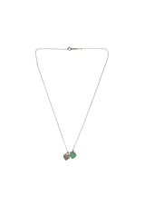 DOUBLE HEART TAG NECKLESS