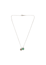 DOUBLE HEART TAG NECKLESS