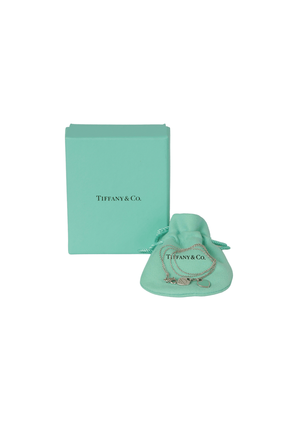 DOUBLE HEART TAG NECKLESS