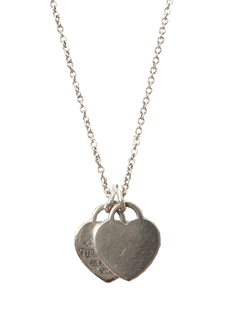 Return to tiffany double heart necklace Clearance