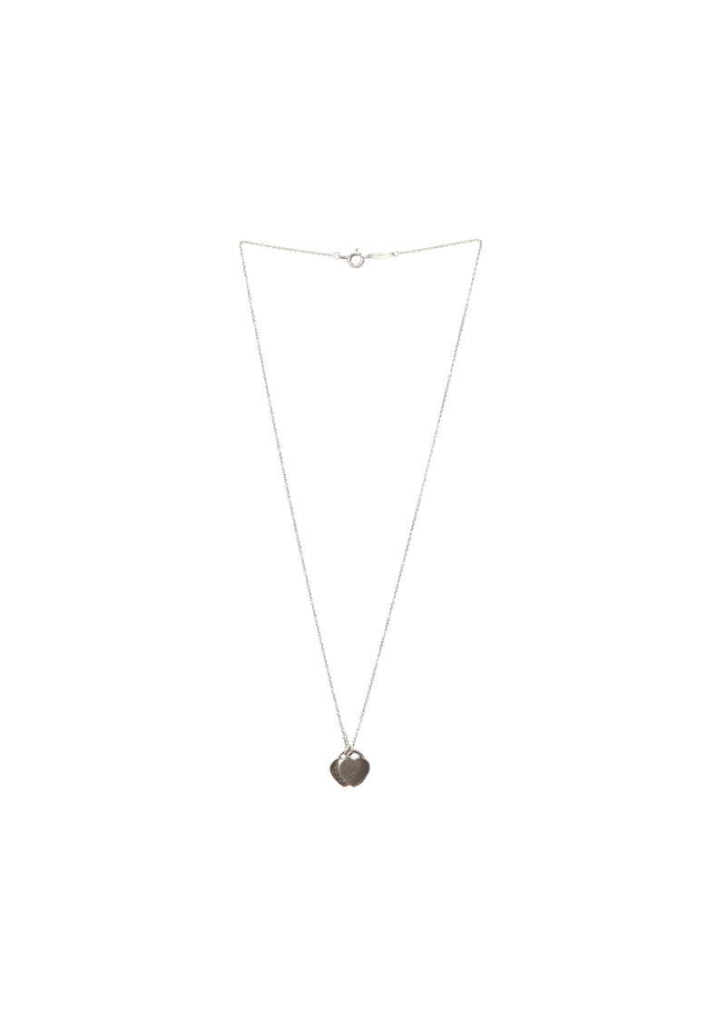 "RETURN TO TIFFANY" DOUBLE HEART NECKLACE