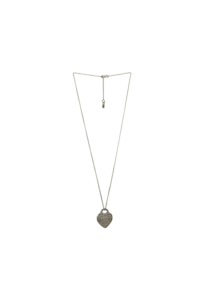 "RETURN TO TIFFANY" HEART TAG NECKLACE