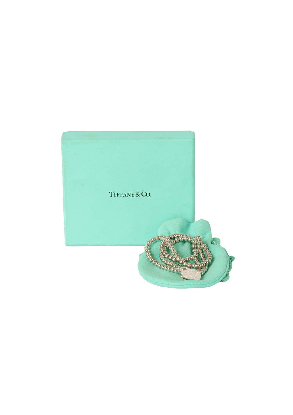"RETURN TO TIFFANY" HEART TAG BEAD NECKLACE