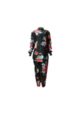 SILK FLORAL PANT SET 38/42