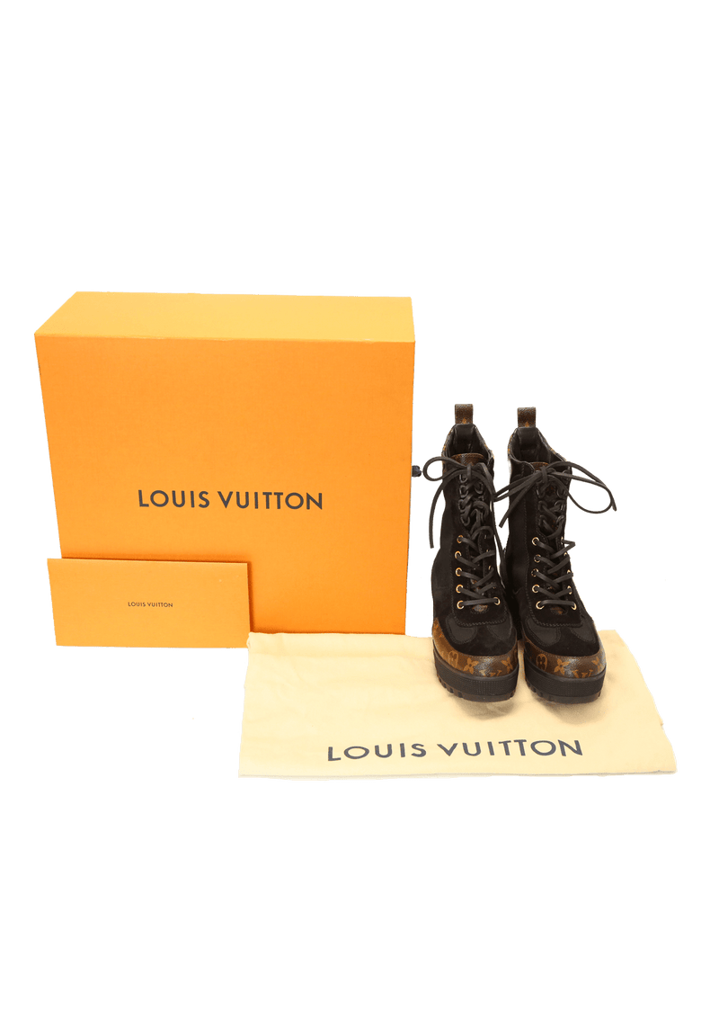 Coturno Louis Vuitton Preto
