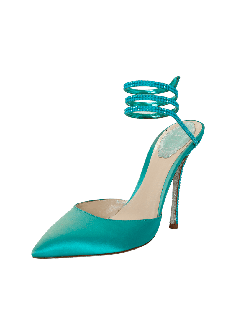 CRYSTAL EMBELLISHMENTS PUMPS 38