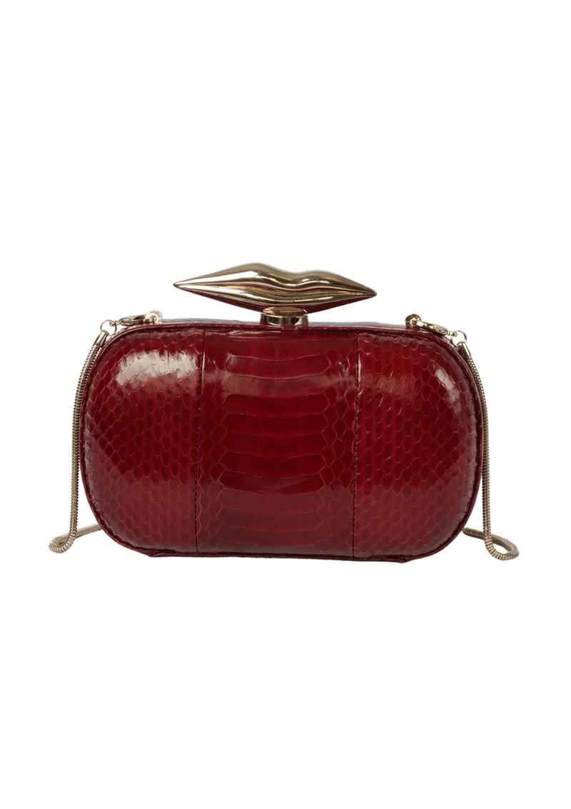 FLIRTY MINAUDIÈRE SNAKE CLUTCH