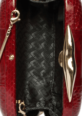 FLIRTY MINAUDIÈRE SNAKE CLUTCH