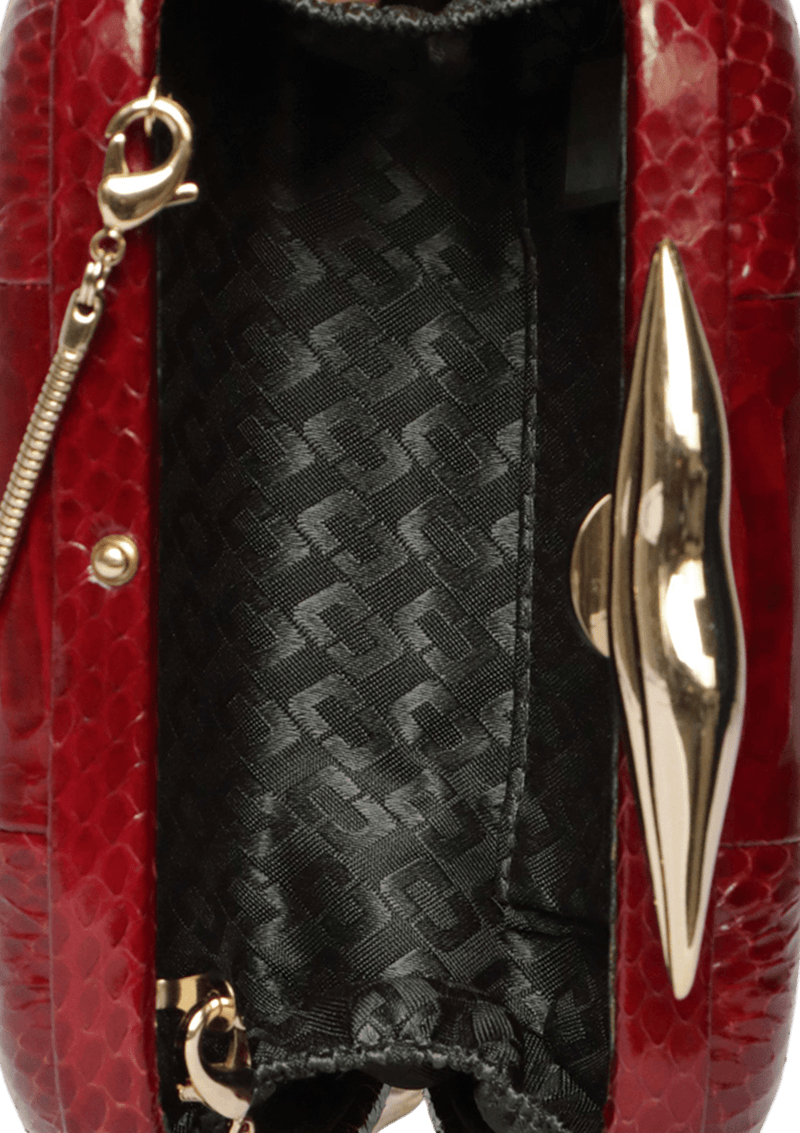 FLIRTY MINAUDIÈRE SNAKE CLUTCH