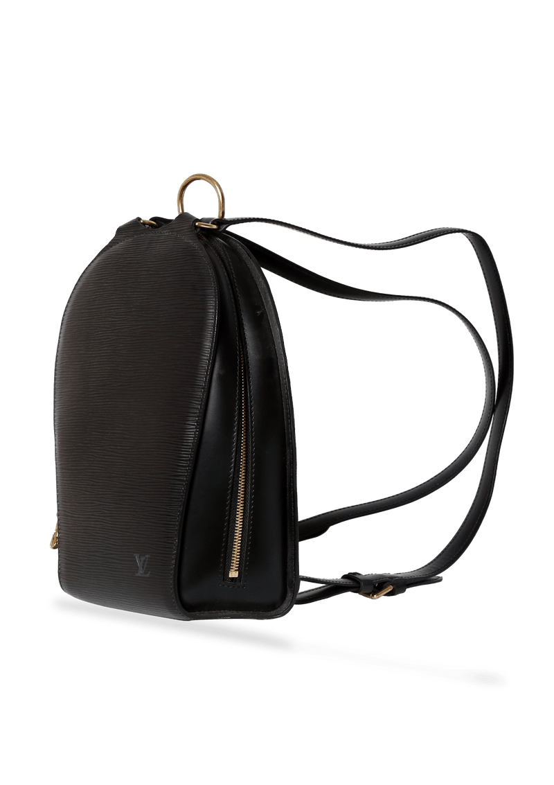 LOUIS VUITTON Epi Leather Mabillon Backpack Black