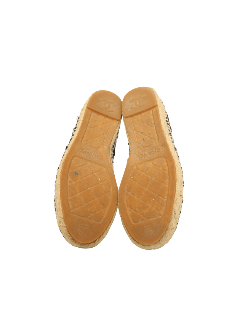 CC TWEED ESPADRILLES 36