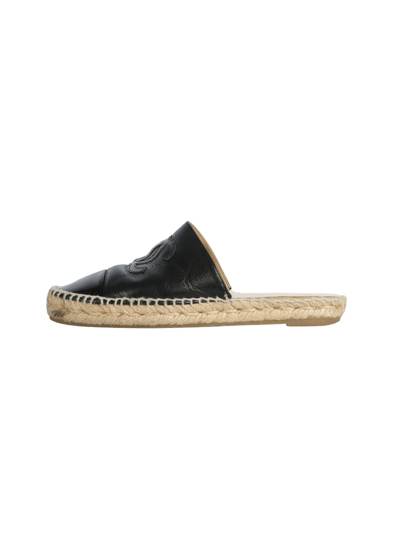 INTERLOCKING CC LOGO ESPADRILLES 35