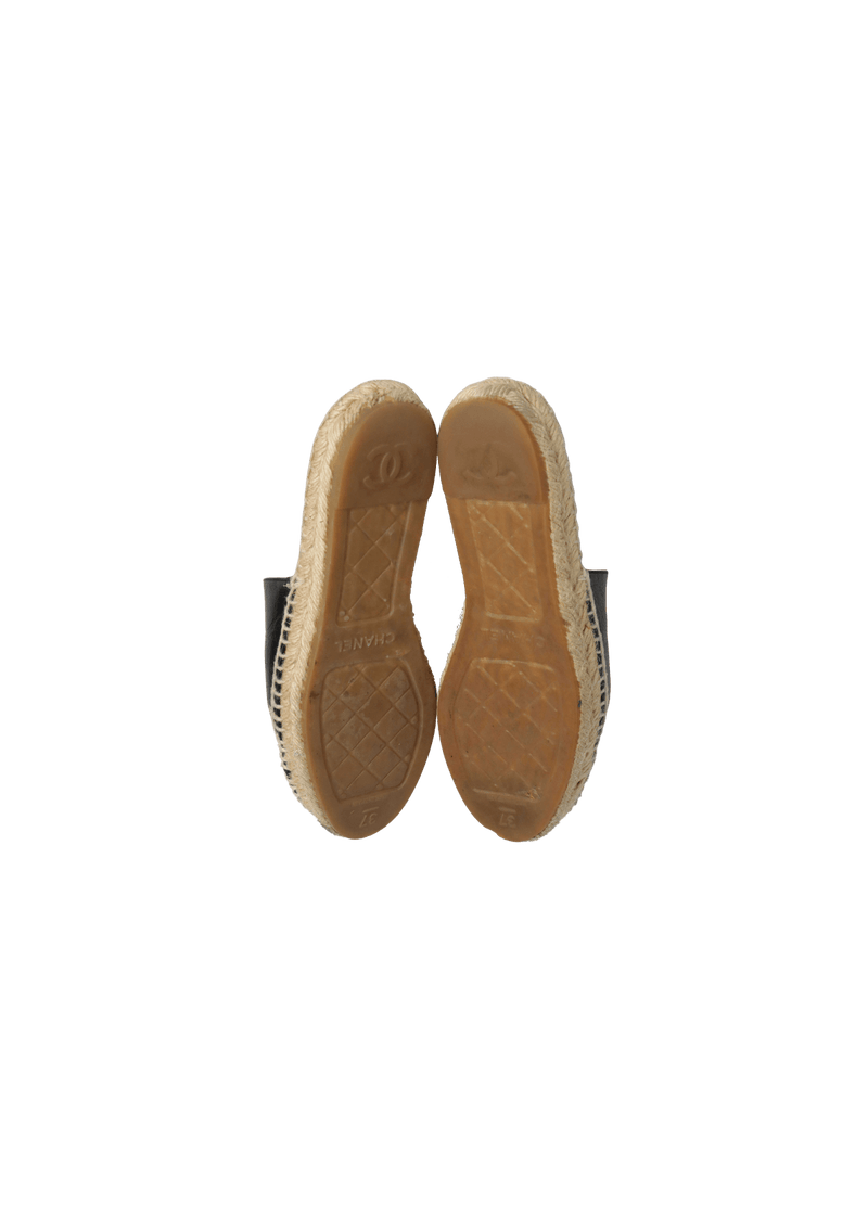 INTERLOCKING CC LOGO ESPADRILLES 35