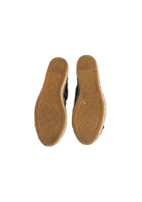 INTERLOCKING CC LOGO ESPADRILLES 36