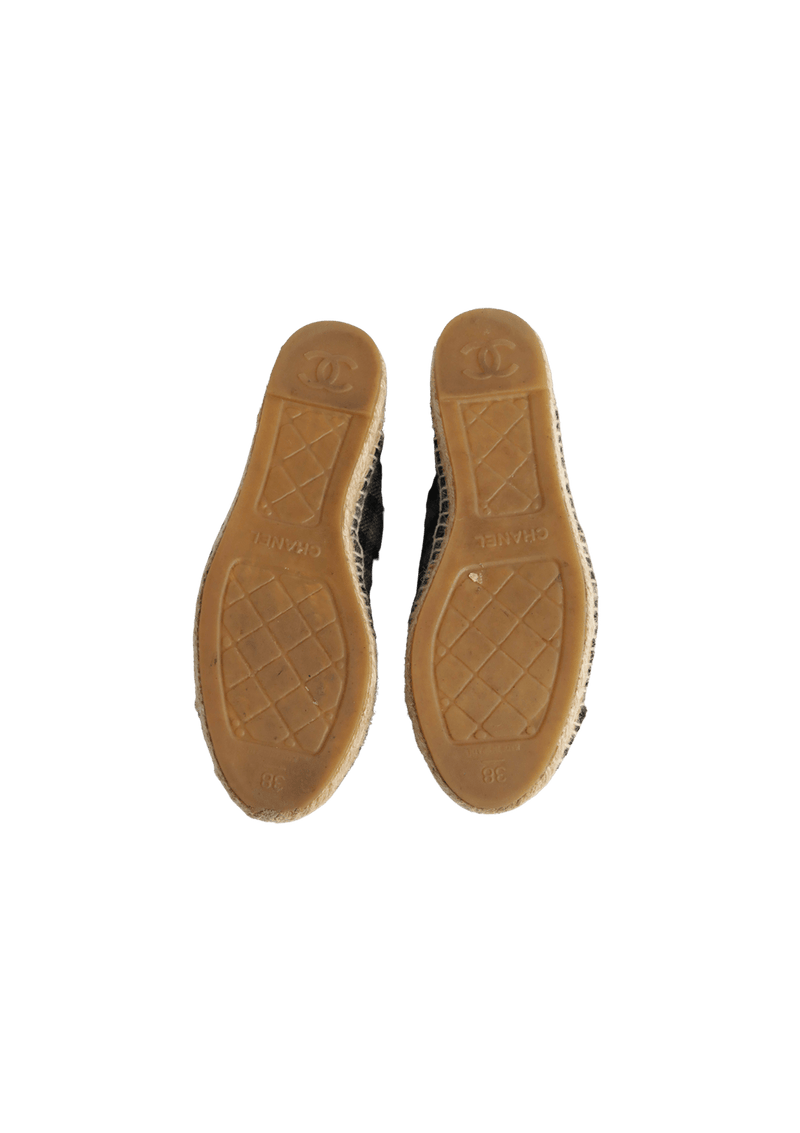 INTERLOCKING CC LOGO ESPADRILLES 36