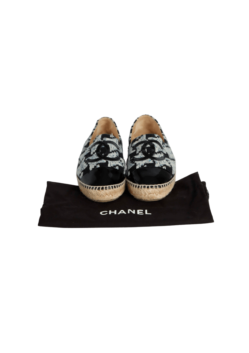 INTERLOCKING CC LOGO ESPADRILLES 38