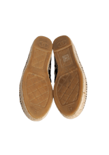 INTERLOCKING CC LOGO ESPADRILLES 38