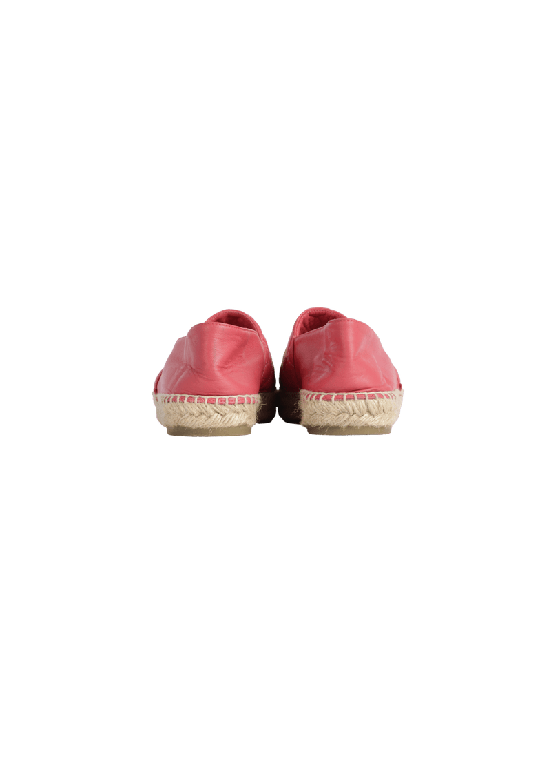 INTERLOCKING CC LOGO ESPADRILLES 38