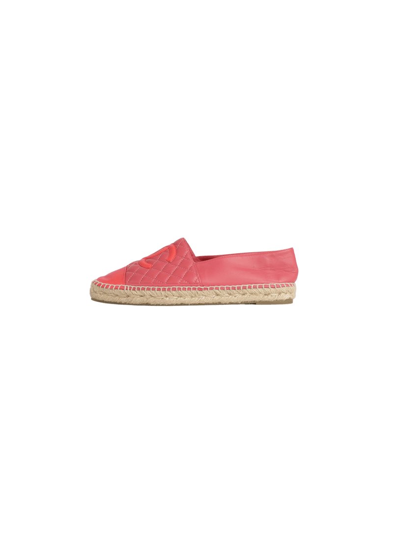 INTERLOCKING CC LOGO ESPADRILLES 38